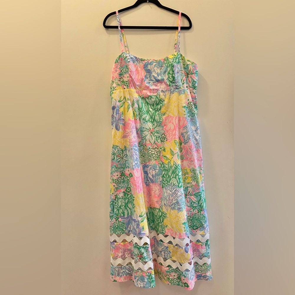 Lilly Pulitzer Hailey Midi Dress size 16 NWT
